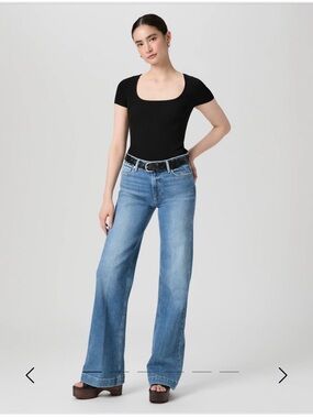 ✨Paige (EUC) Leenah Wide Leg Jean Size 28✨